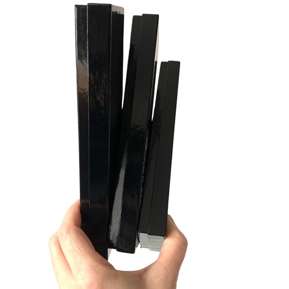 Pack of 12 Gift Boxes Black Gloss Jewelry Jewellery Watch Box 8 x 2 x 7โ8 inches - Picture 8 of 10